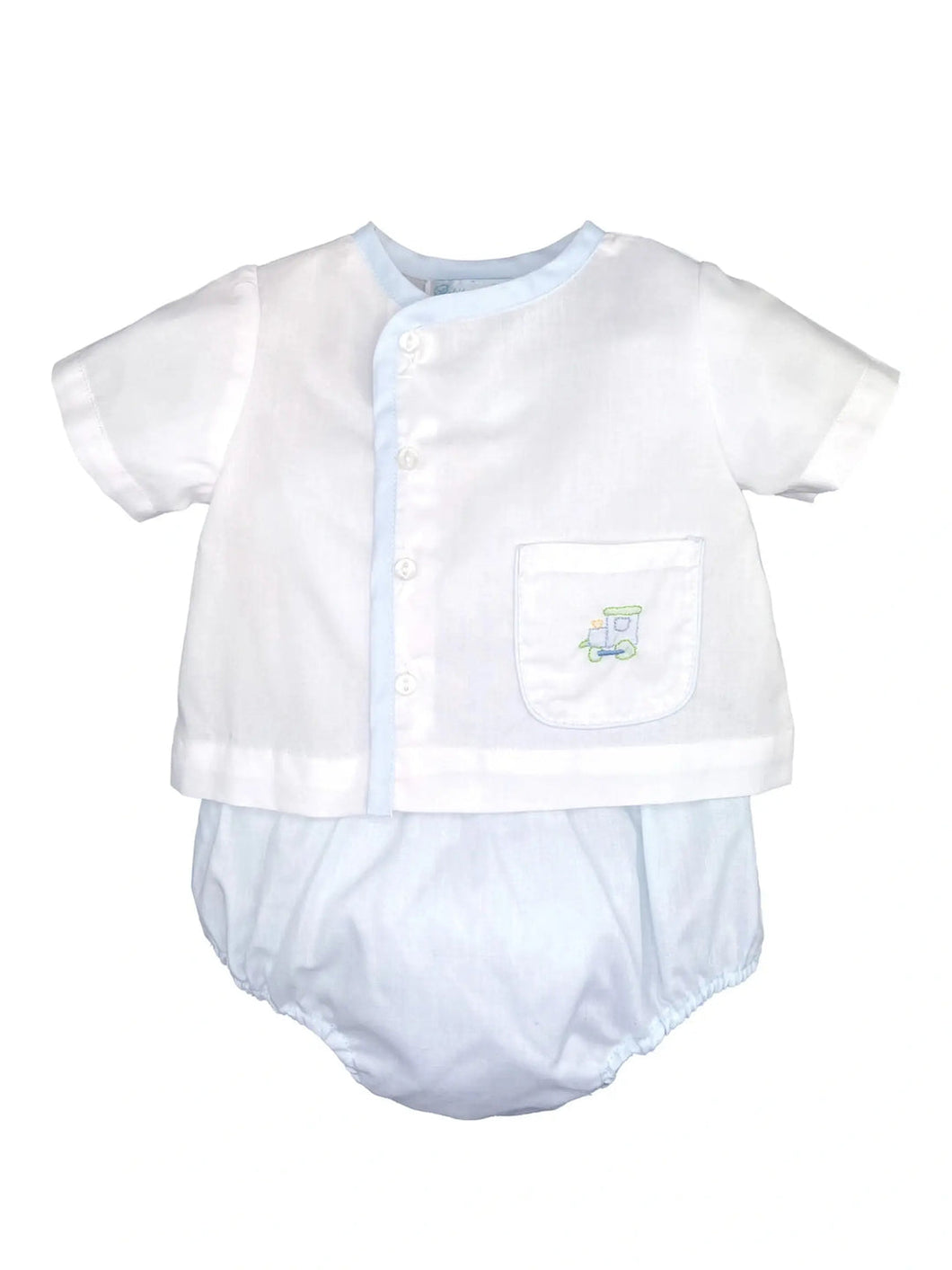 Train Pocket Diaper Set by Petit Ami