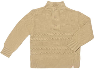 Beige Cable Sweater by Me & Henry