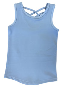 Blue Active Wear Tank by Swoon Baby