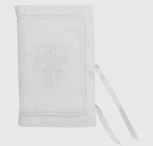 White Linen Keepsake Baby Bible