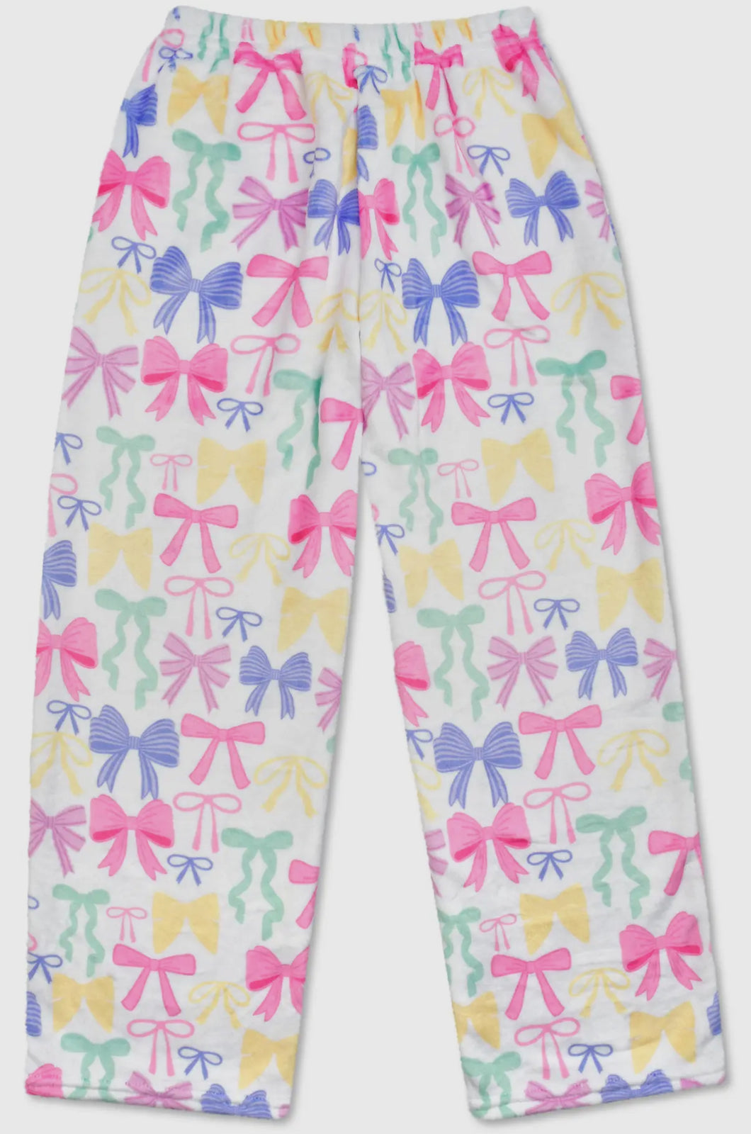 Pretty Bows Plush PJ Pants
