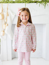 Load image into Gallery viewer, Jolly Pink Santa Pullover Set By Smock Candy (PREORDER: ARRIVING IN OCTOBER)
