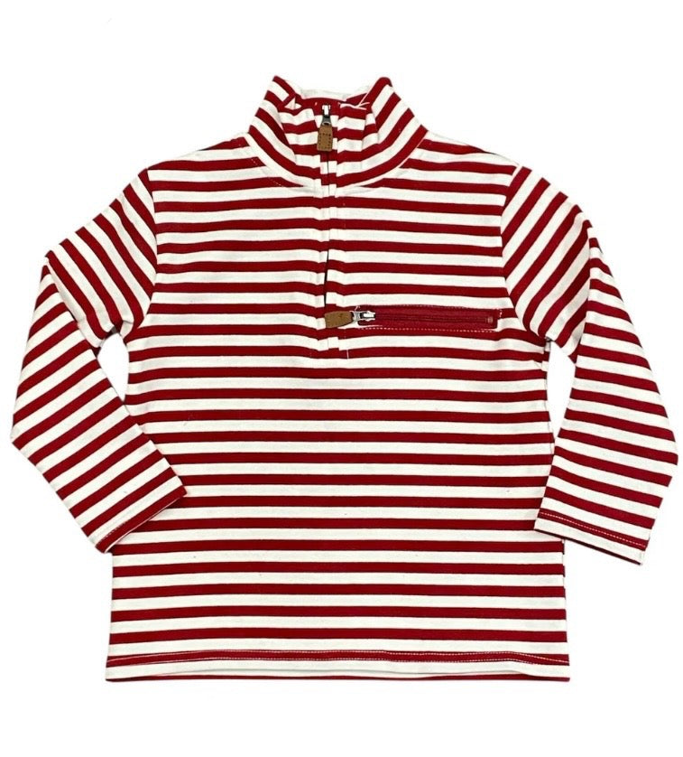 Maroon Kingston 1/4 Zip Pullover by Millie Jay