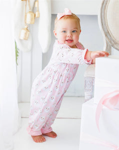 Jolly Santa Ruffle Romper By Smock Candy (PREORDER: ARRIVING IN OCTOBER)