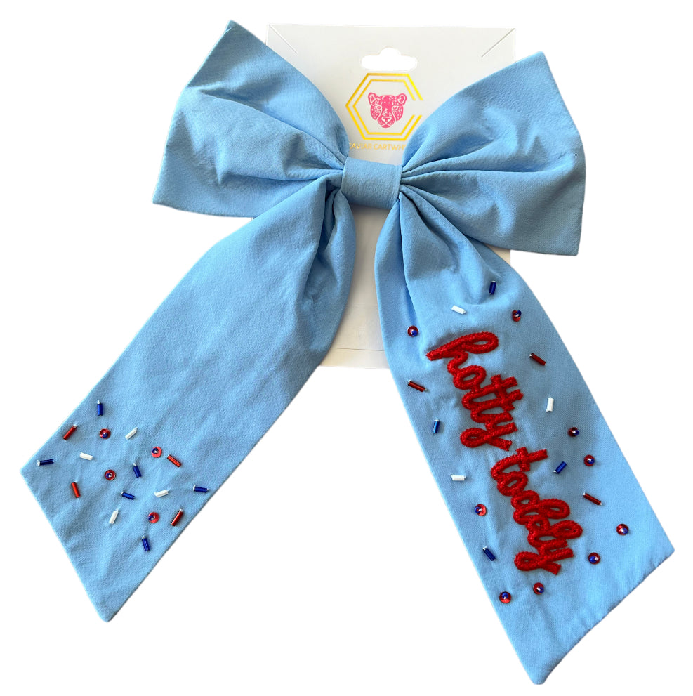 Hotty Toddy Clip Bow