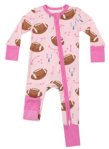 Pink Football 2Way Zipper by Angel Dear