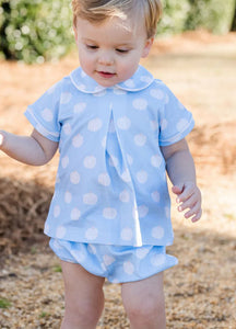 PREORDER: Blue Pumpkins Rory Diaper Set by James & Lottie