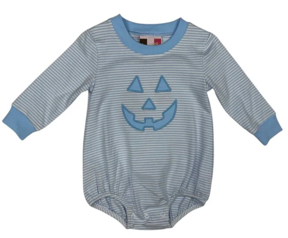 Jack-O-Lantern Boys Long Sleeve Bubble by Banana Split