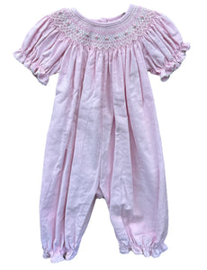 Pink Corduroy Long Bubble by Petit Bebe