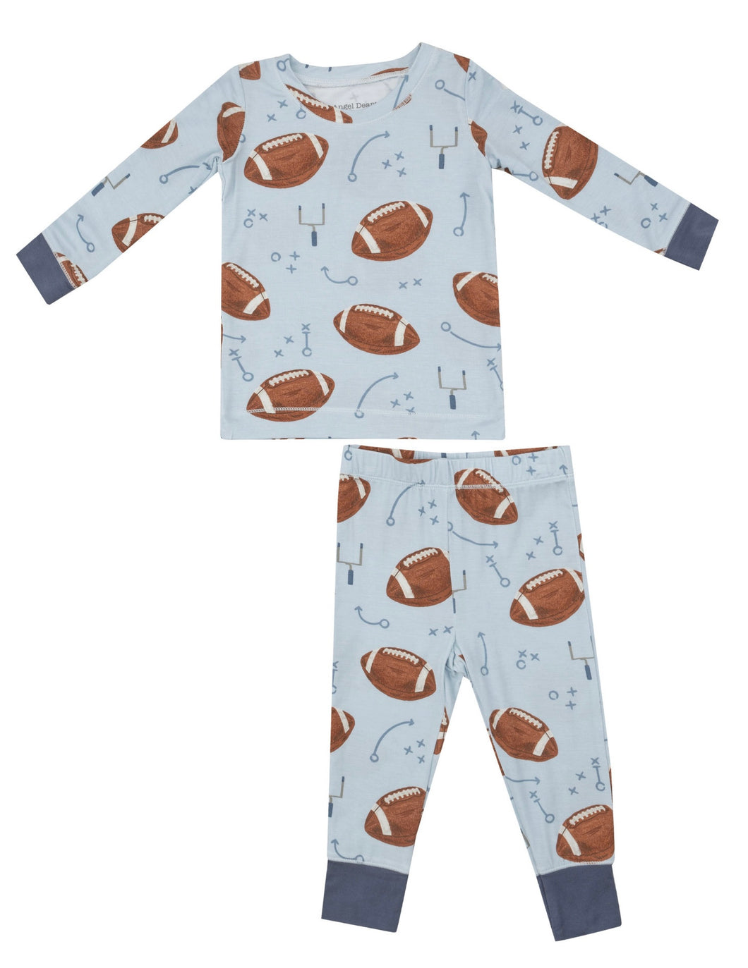 Blue Football LS Set by Angel Dear