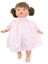 Load image into Gallery viewer, 10” Small Dolls: Pink Smocked Dress by Rosalina
