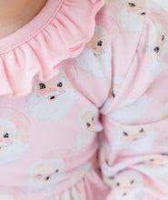Load image into Gallery viewer, Jolly Santa Ruffle Romper By Smock Candy (PREORDER: ARRIVING IN OCTOBER)
