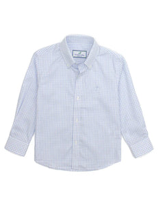 Boys Park Avenue Dress Shirt Cloud Check by Properly Tied