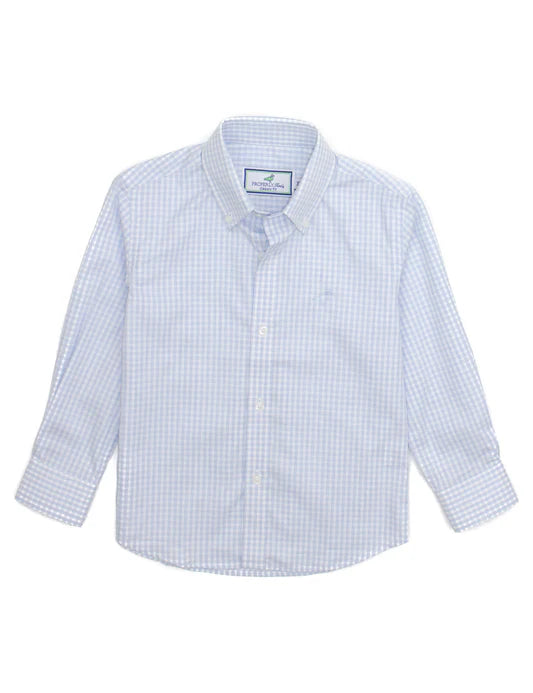 Boys Park Avenue Dress Shirt Cloud Check by Properly Tied