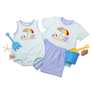 Beach Scene Short Set by Jellybean