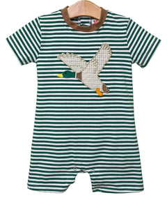 Green Mallard Romper by Jellybean