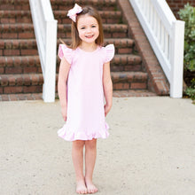 Load image into Gallery viewer, Pink Flutter Sleeve Dress by Jellybean
