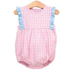 Pink Gingham Evie Bubble by Jellybean