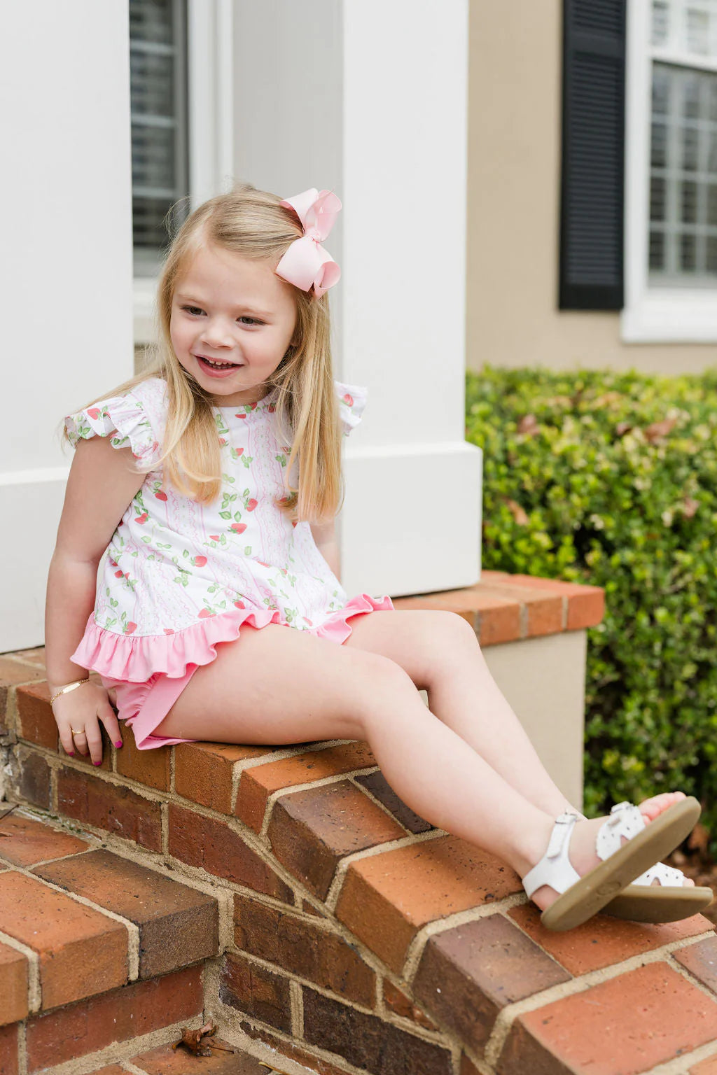 Berry Sweet Mae Swing Bloomer Set by James & Lottie