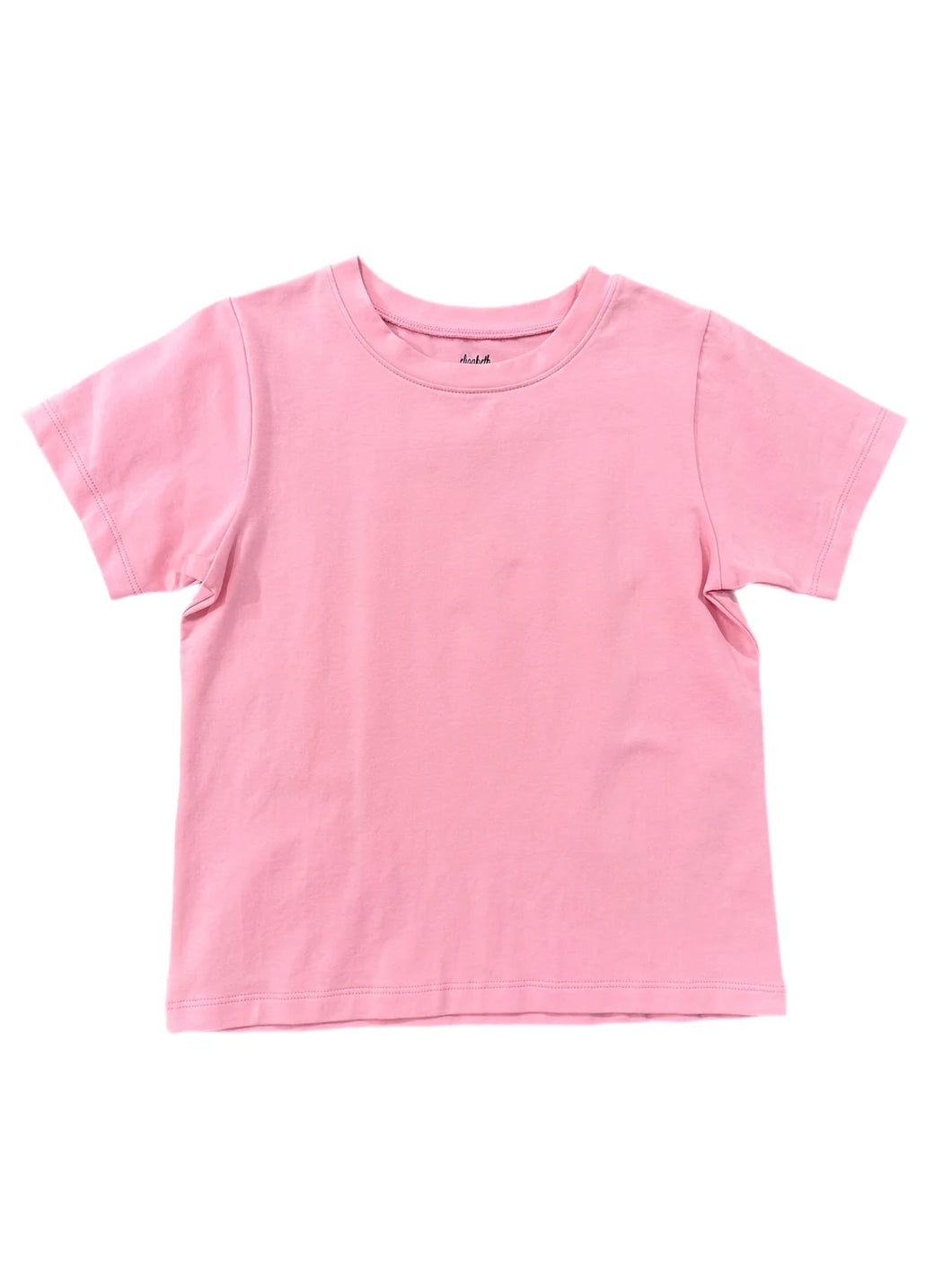 Basic Pink Boxy Tee by James & Lottie