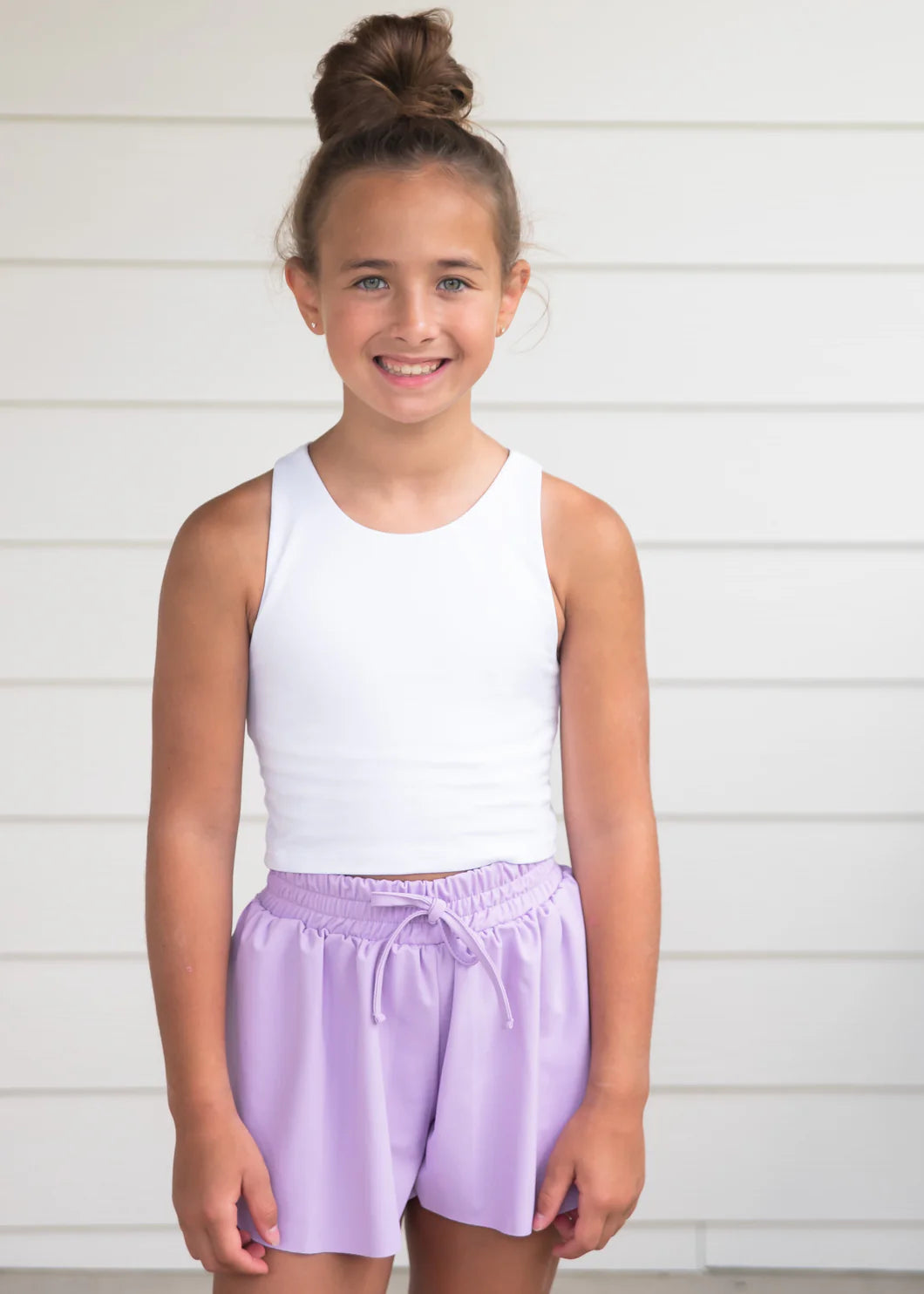 Lavendar Butterfly Shorts by James & Lottie