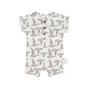 Flyin’ South Button Romper by Hamner Hill
