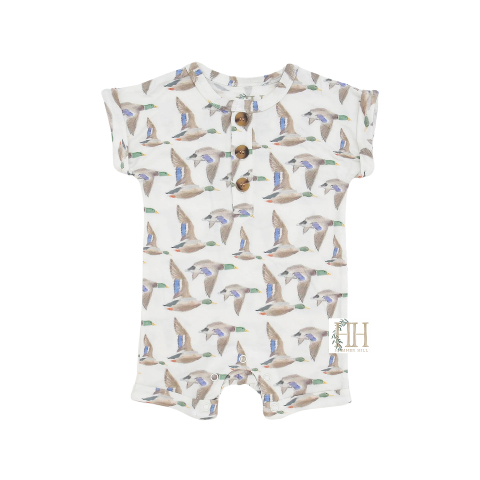 Flyin’ South Button Romper by Hamner Hill