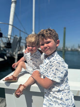 Load image into Gallery viewer, Boats Printed Romper by Me &amp; Henry
