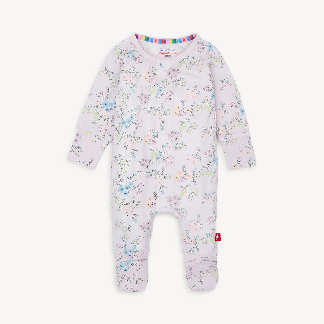 Emily Floral Footie by Magnetic Me
