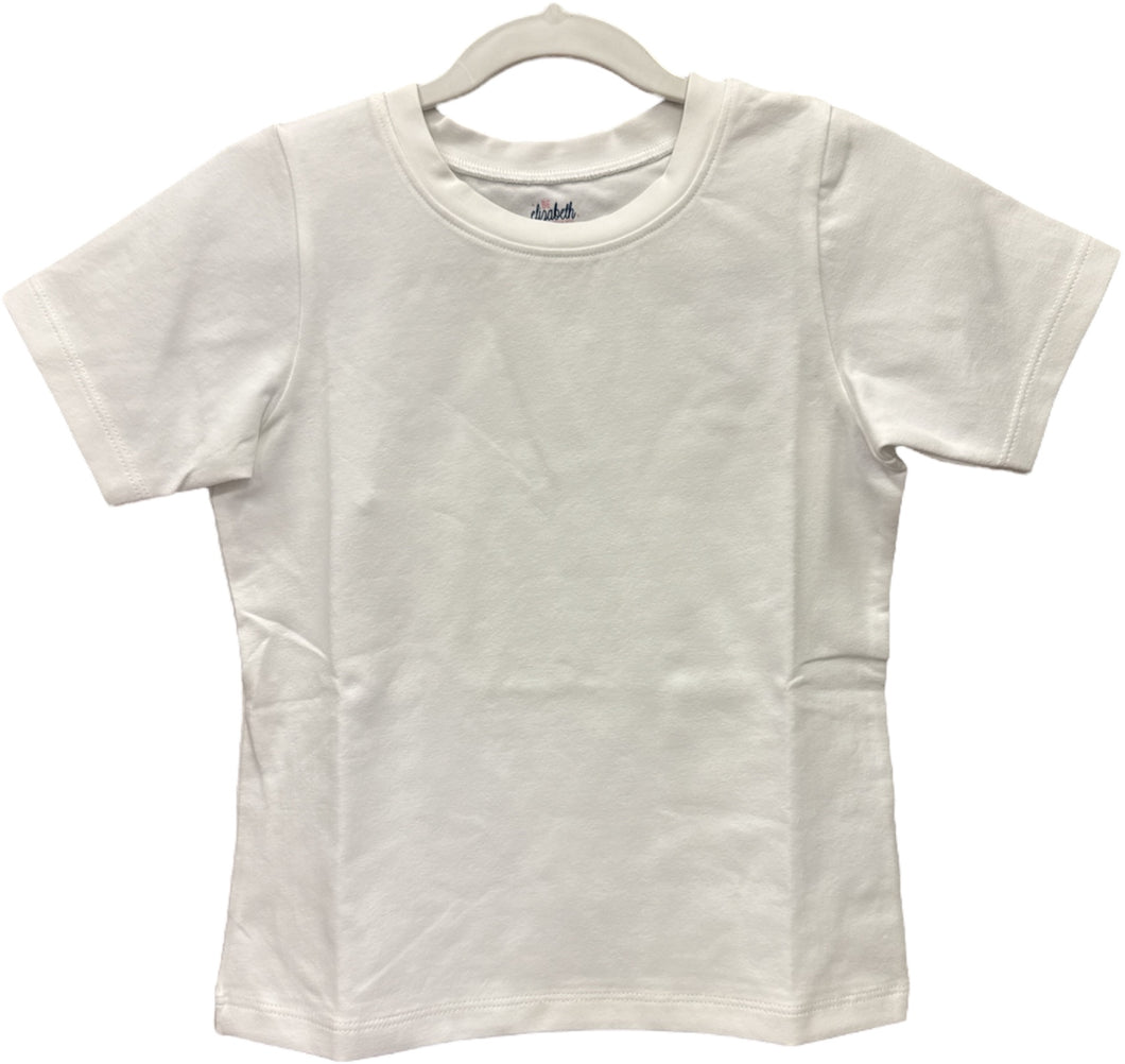 Basic White Boxy Tee by James & Lottie