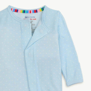 Blue Pin Dot Footie by Magnetic Me