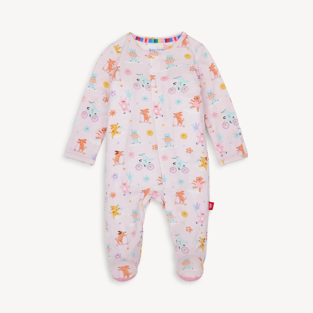 Pink Playground Pals Footie by Magnetic Me