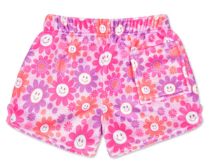 Groovy Smiles Plush PJ Shorts