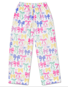 Pretty Bows Plush PJ Pants