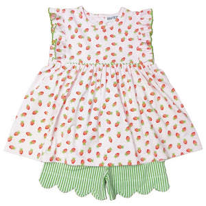 Strawberry Girl’s Short Set