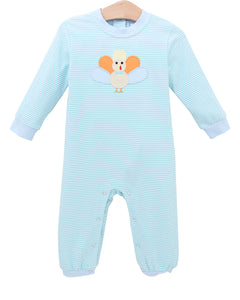 Pastel Turkey Romper by Smock Candy