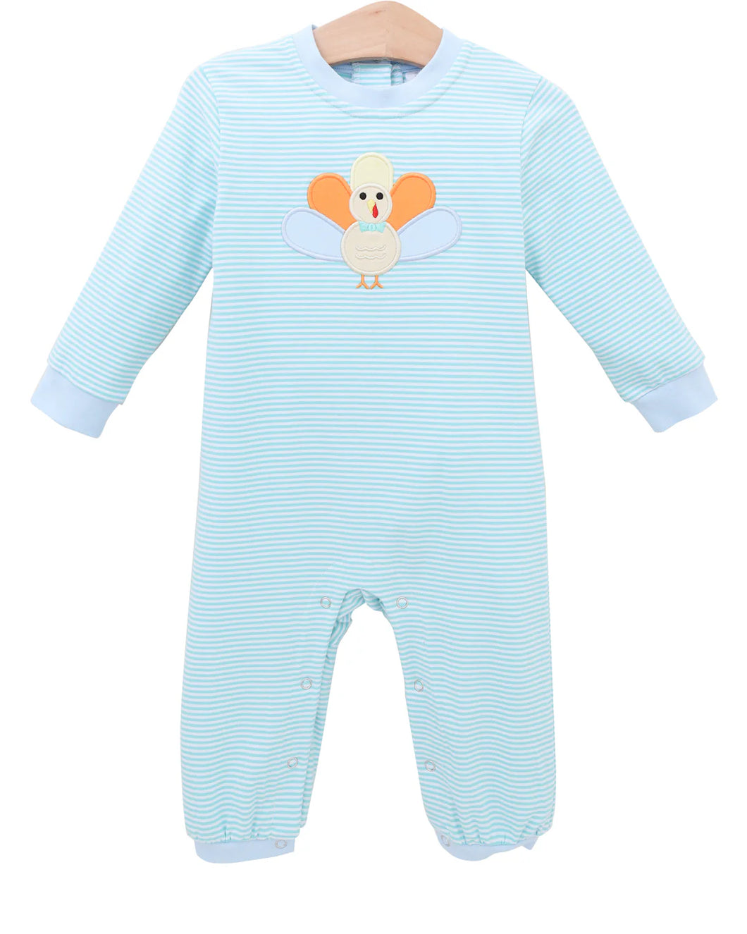 Pastel Turkey Romper by Smock Candy