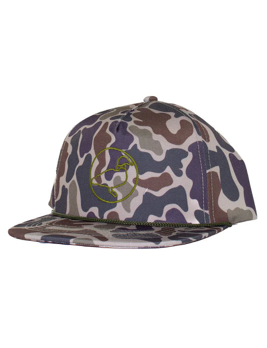 Vintage Camo Rope Hat by Properly Tied