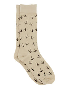 Turkey Tracks Socks by Properly Tied