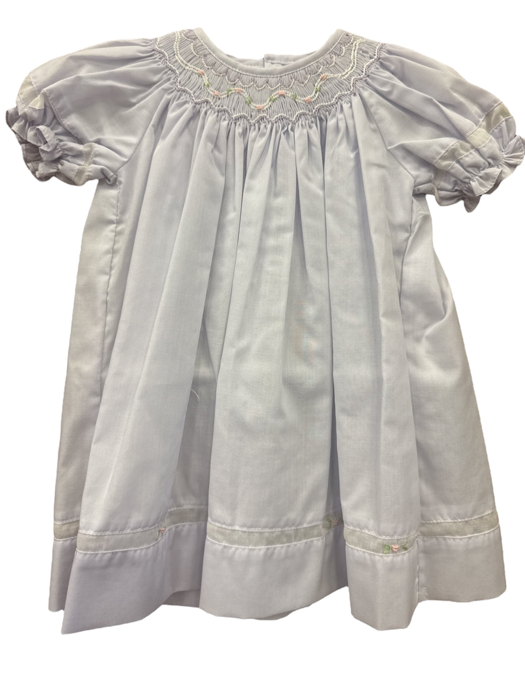 Purple Smocked Dress by Petit Ami