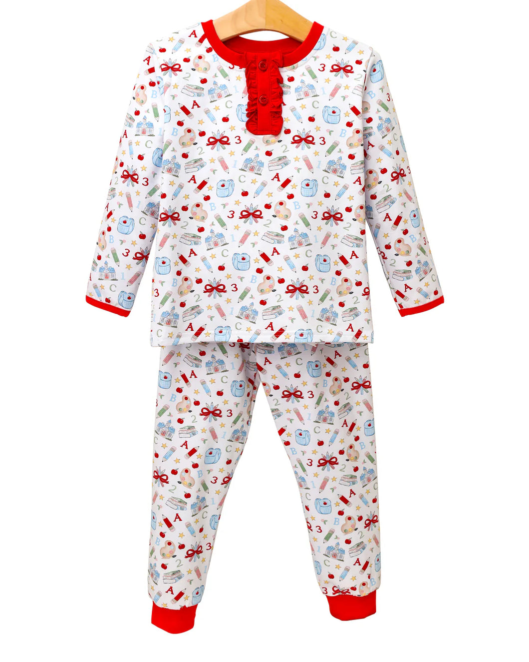 Easy As ABC Ruffle Set by Smock Candy
