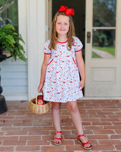 Easy As ABC Pocket Dress by Smock Candy