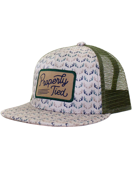 Antlers Sportsman Trucker Hat by Properly Tied