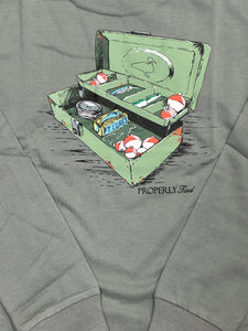 Boys Tackle Box LS Battleship Grey by Properly Tied