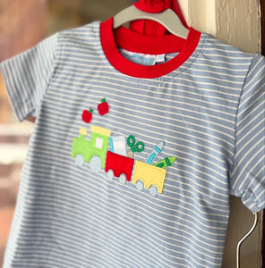 School Supplies Train Short Set by Trotter Street
