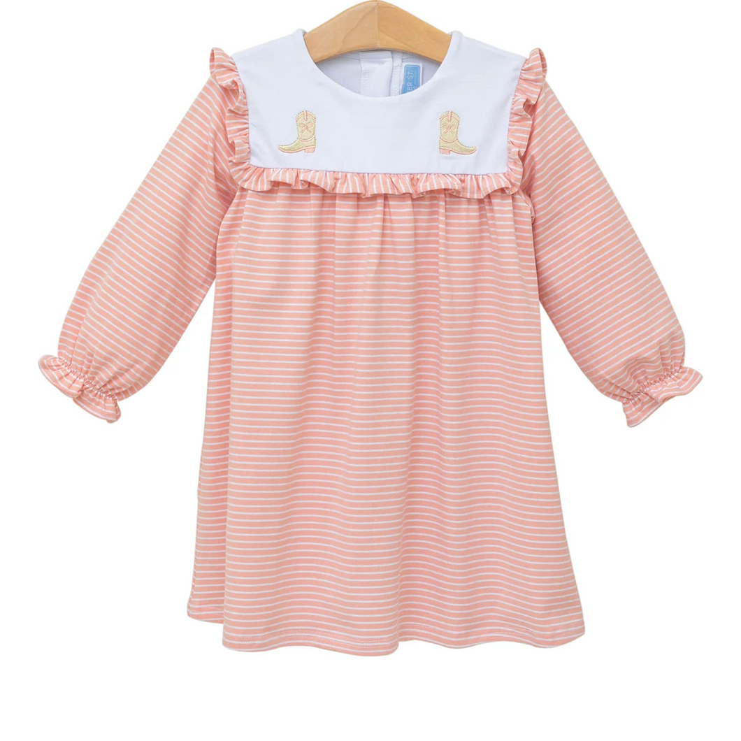Boots Embroidery Dress by Trotter Street