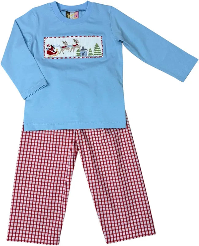 Santa's Coming Boys Pant Set by Banana Split