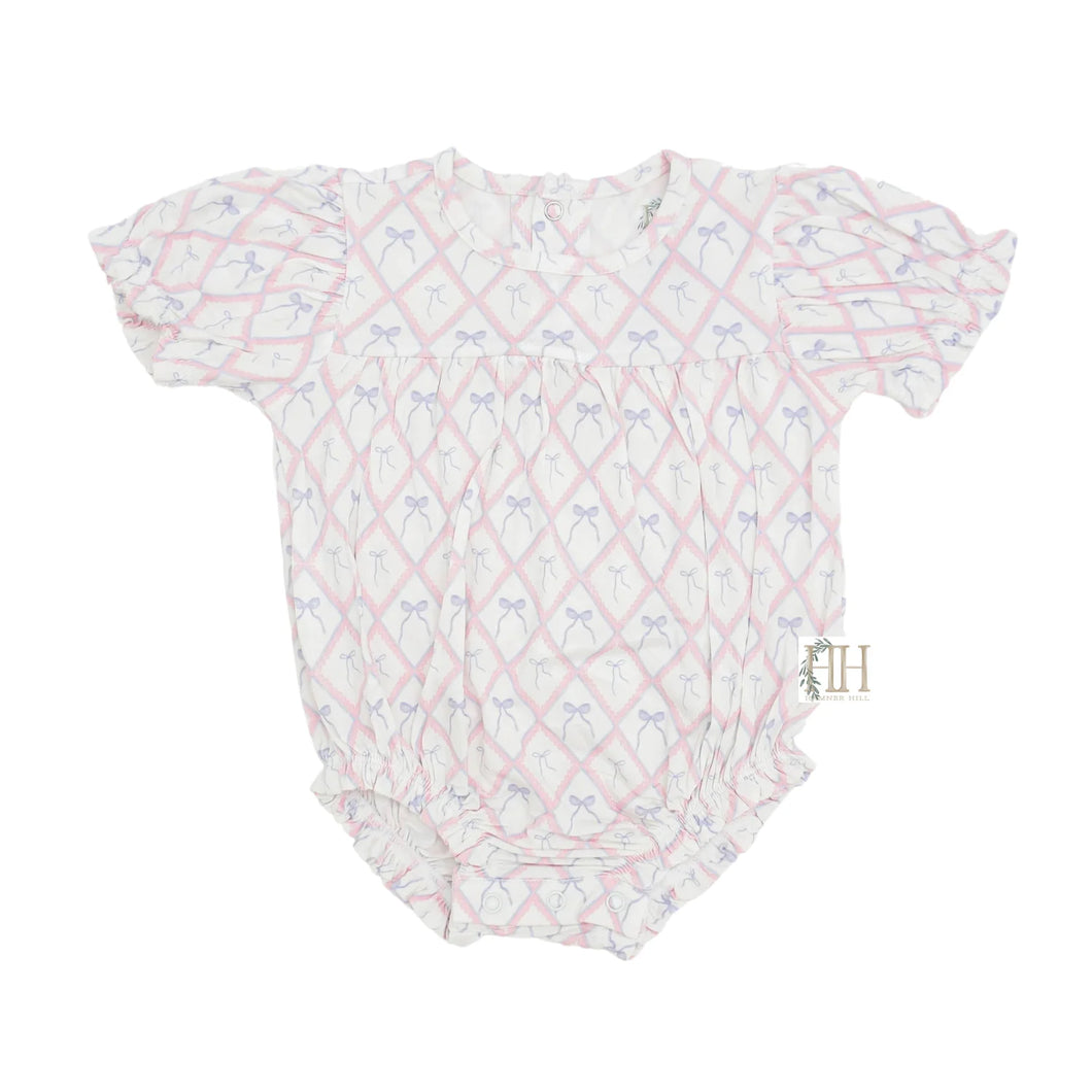 Girls Ribbons and Bows Bamboo Bubble by Hamner Hill