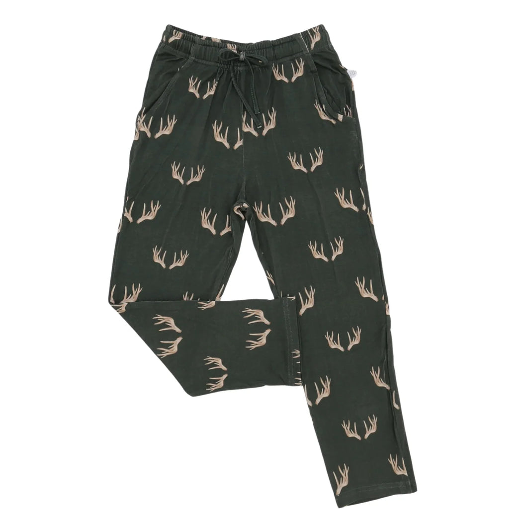 Boys Antler Lounge Pants by Hamner Hill