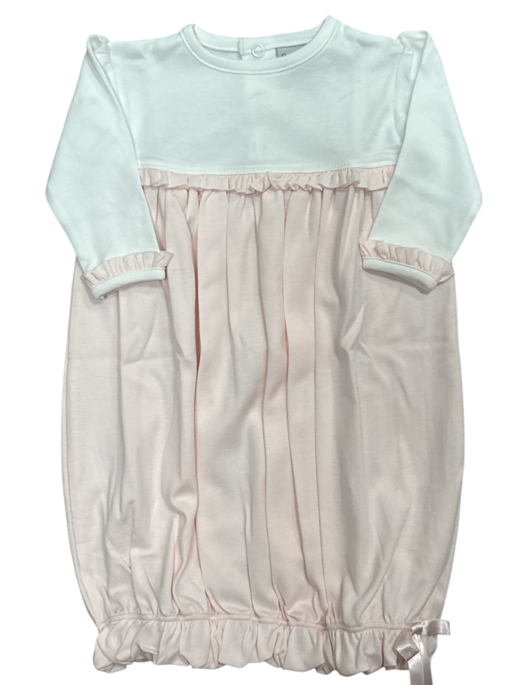 Light Pink/White Top Gown by Squiggles